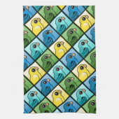 Linge De Cuisine Quatre couleur Linnies (Vertical)