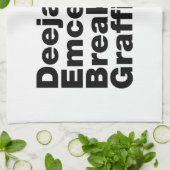 Linge De Cuisine Quatre éléments de hip hop (Plié)