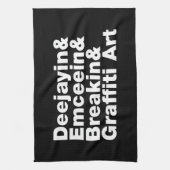 Linge De Cuisine Quatre éléments de l'Hip hop (Vertical)