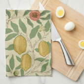 Linge De Cuisine Quatre fruits, William Morris (Quart Plié)