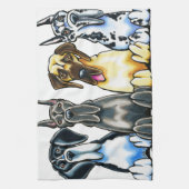 Linge De Cuisine Quatre Grands Danois (Vertical)