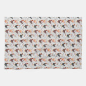 Linge De Cuisine Quatre poules heureuses (Horizontal)