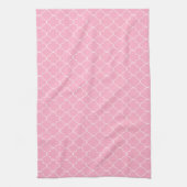 Linge De Cuisine Quatrefoil rose (Vertical)
