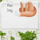 Linge De Cuisine Que dit le renard ? (Plié)