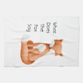 Linge De Cuisine Que dit le renard ? (Horizontal)