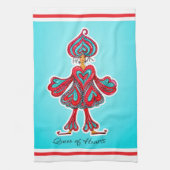 Linge De Cuisine Queen of Hearts  (Vertical)