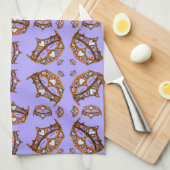 Linge De Cuisine Queen of Hearts Gold Crown Tiaras periwinkle (Quart Plié)