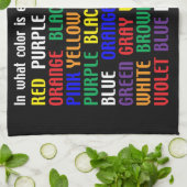 Linge De Cuisine Quelle est ma couleur ? (Plié)