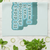 Linge De Cuisine Questions rhétoriques Grammaire amusante (Plié)