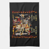 Linge De Cuisine Quetzalcoatl et Mictlantecuhtli (Vertical)