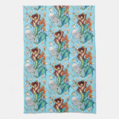Linge De Cuisine Queue Turquoise de sirène d'Imaginaire (Vertical)