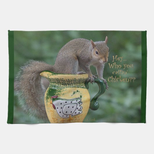 Linge De Cuisine Qui vous poulet de Callin (Horizontal)