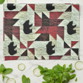 Linge De Cuisine Quilt d'ours noir (Plié)