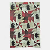 Linge De Cuisine Quilt d'ours noir (Vertical)