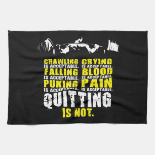 Linge De Cuisine Quitter n'est pas acceptable - Motivation de l'ent