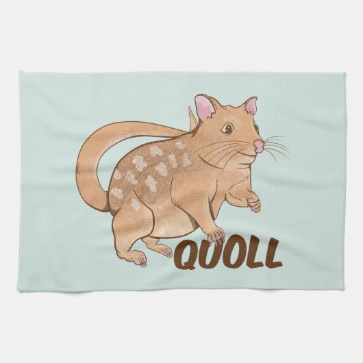 Linge De Cuisine Quoll Australian Marsupial (Horizontal)