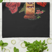 Linge De Cuisine RAB Rockabilly Roses, Love & Lipstick (Plié)