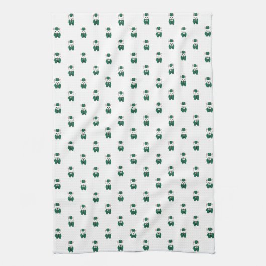 Linge De Cuisine Rabbit Clarinet Marching Band Vert Or (Vertical)