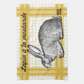Linge De Cuisine Rabbit French Recipe - Kitchen Towel (Vertical)