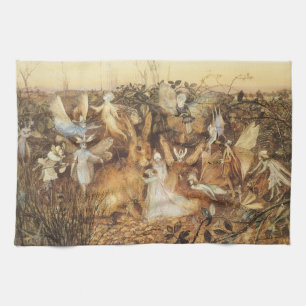 Linge De Cuisine Rabbit Parmi les fées, contes de fées Vintages