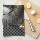 Linge De Cuisine Raccoon 001 (Quart Plié)