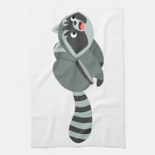 Linge De Cuisine Raccoon de dessin animé mignon (Vertical)