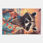Linge De Cuisine Raccoon Holiday (Horizontal)