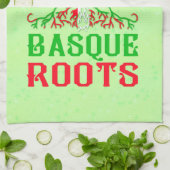 Linge De Cuisine Racines basques américaines (Plié)