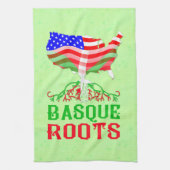 Linge De Cuisine Racines basques américaines (Vertical)