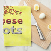 Linge De Cuisine Racines chinoises américaines (Quart Plié)