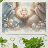 Linge De Cuisine Radiant Holy Family Nativity Scene (Plié)