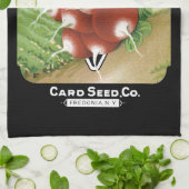 Linge De Cuisine Radish Seed Packet Étiquette (Plié)