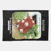 Linge De Cuisine Radish Seed Packet Étiquette (Horizontal)