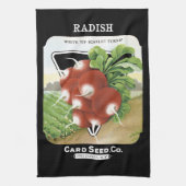 Linge De Cuisine Radish Seed Packet Étiquette (Vertical)