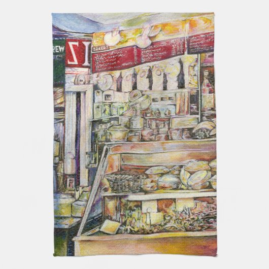 Linge De Cuisine Rafraîchir dans un déli chaud (Vertical)