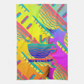 Linge De Cuisine Rainbow Geo Gras (Vertical)