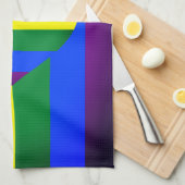 Linge De Cuisine Rainbow Heart & Pride Rainbow Flag / communauté LG (Quart Plié)