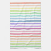 Linge De Cuisine Rainbow Pastel Stripes (Vertical)