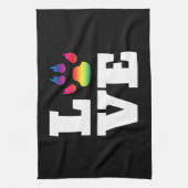 Linge De Cuisine Rainbow paw (Vertical)