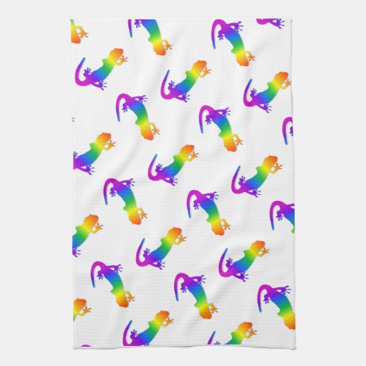 Linge De Cuisine Rainbow Salamander (Vertical)