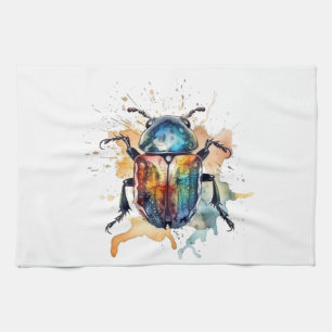 Linge De Cuisine Rainbow Scarab