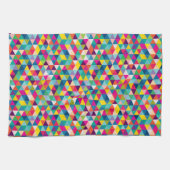 Linge De Cuisine Rainbow Triangles Motif moderne (Horizontal)