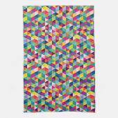 Linge De Cuisine Rainbow Triangles Motif moderne (Vertical)