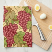 Linge De Cuisine Raisins (Quart Plié)