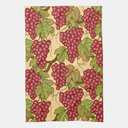Linge De Cuisine Raisins (Vertical)