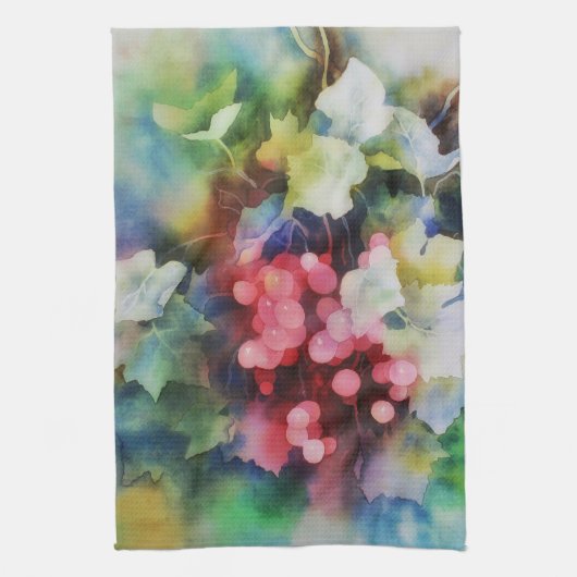 Linge De Cuisine Raisins (Vertical)