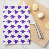 Linge De Cuisine Raisins (Quart Plié)