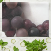 Linge De Cuisine Raisins bleus (Plié)