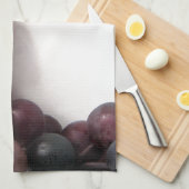 Linge De Cuisine Raisins bleus (Quart Plié)