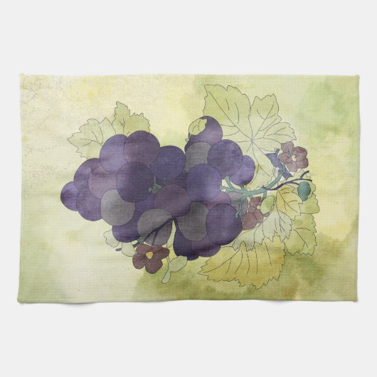 Linge De Cuisine Raisins de concorde (Horizontal)